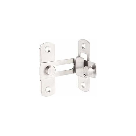 boucles de verrouillage de porte angle droit de 90 degrs boulons de verrouillage incurvs boulons de levier de verrouillage coulissant pour portes et fentres (1/4)