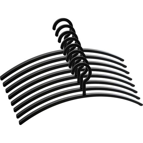 HOME DELUXE - Appendiabiti in plastica RACK - 10 pezzi  Quantità 10