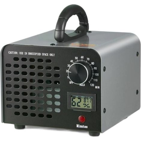 Generador de ozono con temporizador de 0 a 120 minutos, apto para su uso en piezas de automóviles, mascotas, etc. (1/4)