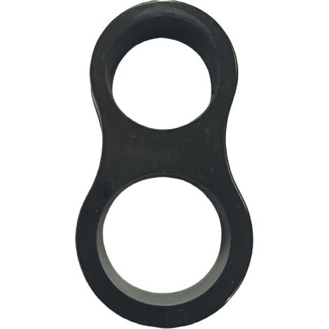 10 poignées de porte, coussin de poignée de porte, anneau de collision, housse de protection de poignée de porte, barrières de porte de bureau, d'école et de maison (noir) (1/4)