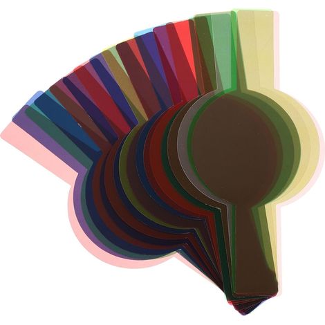 Plaque de Filtration de Couleur PVC Accessoire Pratique pour Flash Appareil Photo 20 Pièces pour Caméra Filtres Correcteurs de Lumière et Variés (1/5)