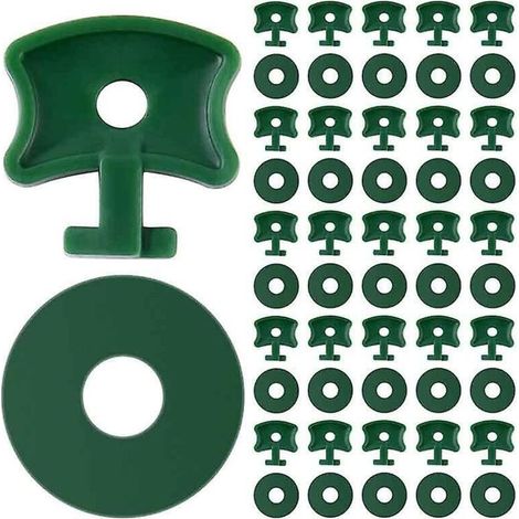 Kit de 200 clips et rondelles de fixation pour serre - Clips de fixation en plastique, clips d'extension d'angle pour isolation, filet en aluminium (1/5)