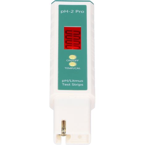 Digitales pH-Meter, pH-Tester im Stiftformat mit Teststreifenfunktion und Thermometer für Pool- und Trinkwasser (1/5)