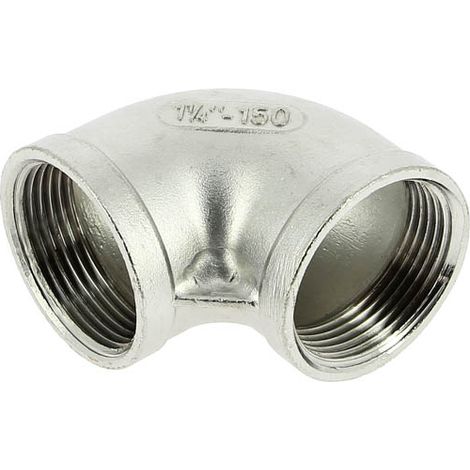 Coude 90° inox égal Femelle 1"1/4