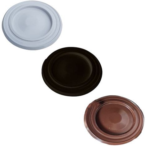 ROSONE VERNICIATO ø cm 13 - bianco