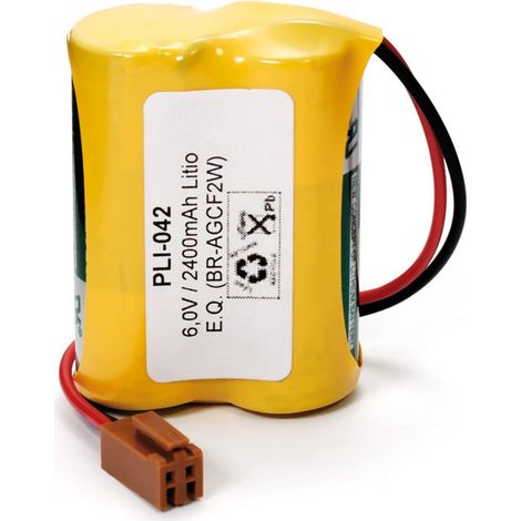 Pila Litio 6V 2400mA Conector BR-AGCF2W