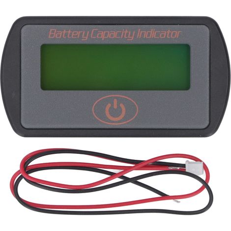 Batterie LCD Indicateur de Capacité Tension 8‑63V 48V Léger Petit Portatif Affichage Voltmètre (1/5)