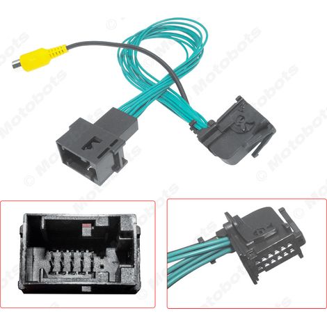 Câble d'entrée vidéo pour caméra de recul compatible avec les véhicules Ford équipés d'un écran couleur SYNC 1 de 4,2 pouces (1/4)