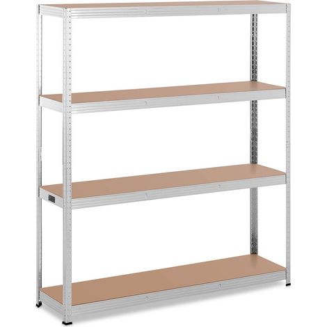 Étagère charge lourde - MSW - Dimensions : 160 x 40 x 180 cm - Nombre de tablettes : 4 (1/5)