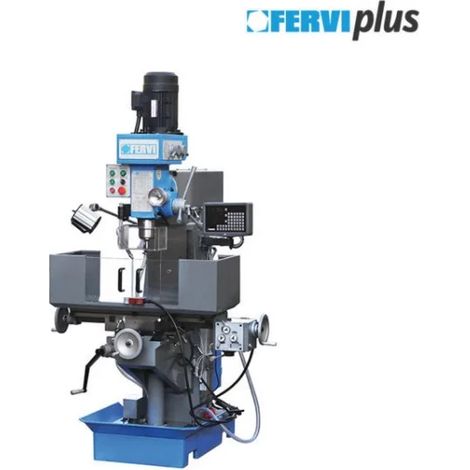 FRAISEUSE VERTICAL TÊTE RAPIDE POUR MÉTAL 400V 1,5kW FERVI F050 (1/5)