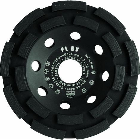 Plateau de ponçage TECHNIC PL BV - rigide - Ø 125 mm - SAMEDIA (1/2)