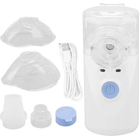 Atomiseur portable à mailles fines brume rapide silencieux pour enfants adultes bleu (1/5)