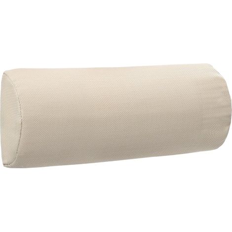 Reposacabezas de silla de jardín textilene crema 40x7,5x15 cm vidaXL