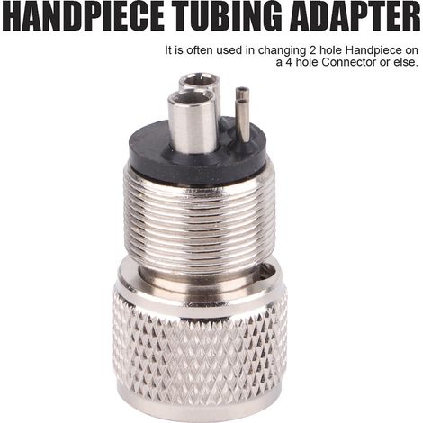 Tuyau 2 trous pour pièce à main haute vitesse, adaptateur changeur 4 trous, outil clinique dentaire (1/5)