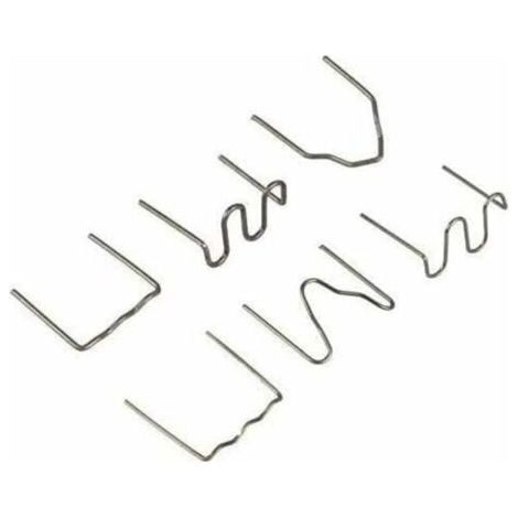 600 Klammern de acero inoxidable para soldar plásticos automotrices. (1/4)