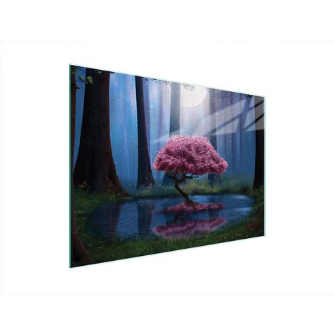 Glasschneidebrett 40x30 Baum (1/5)