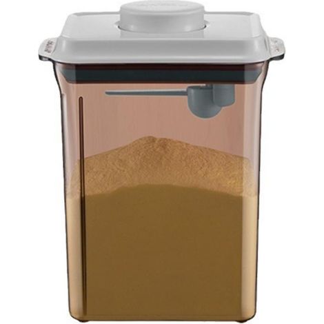 Doser Para Polvo - Mecanismo De Presión - Fijación Por Ranura - 200 x 195 mm - Translúcido - 2300 ml (1/5)