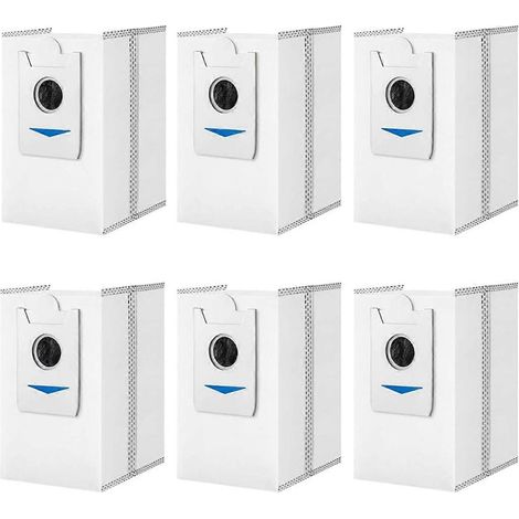 6er-Pack Staubbeutel für Ecovacs Deebot X5 Pro/ X5 Omni/ X2 Omni/ X2/ X2 Pro/ DEX86 Saugroboter (1/5)
