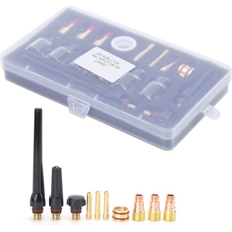 Kit d'accessoires pour torche de soudage : consommables en verre et laiton pour outil WP-17/18/26