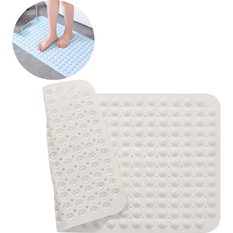 Tapis de bain doux pour la peau 45 x 78 cm Sans BPA. Tapis de bain antidérapant Protection de baignoire Tapis de douche antidérapant pour enfants et bébés (1/5)