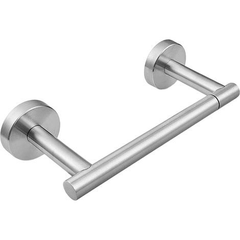 distributeur de papier hygiénique-Fixation murale-Porte-papier toilette rotatif à double colonne en nickel brossé304Acier (1/5)