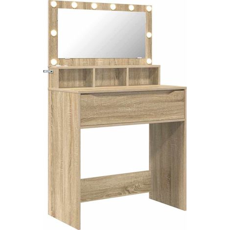 Maison Exclusive - Tavoli da Trucco per Camera da Letto con cassetto Rovere Sonoma