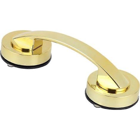 Barre de douche à ventouses pour personnes handicapées, barre d'équilibre de salle de bain, ventouse de sécurité, barre d'appui antidérapante blanche (1/5)