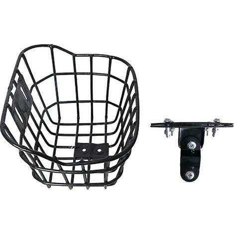 Panier de vélo pour enfants avec support fixe Paniers de vélo pour filles Accessoires de vélo de scooter (1/3)
