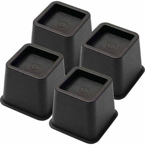 Lot de 4 rehausseurs de lit de 7,6 cm pour canapé, chaise, bureau, canapé et poteau superposé.,