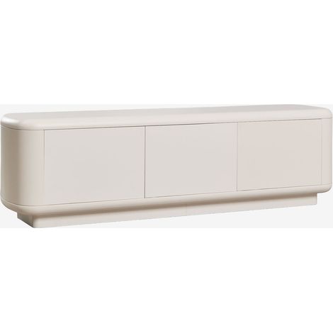 Meuble TV 160x40 cm en MDF Cixila SKLUM Blanc Gardenia