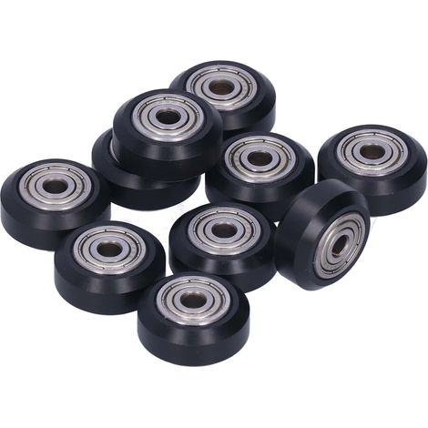 Grande Roue De Poulie Folle - Roulement 625 - Diamètre Intérieur 5 mm - Pour Imprimante 3D - 10 Pièces