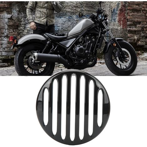Scheinwerfergrill für Honda Rebel CMX ABS 300/500 (2017, 2018 und 2019), glänzend schwarz (1/5)