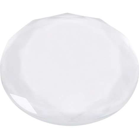 Porte-colle à cils en cristal rond, séparateur et palette adhésive pour extensions (1/5)