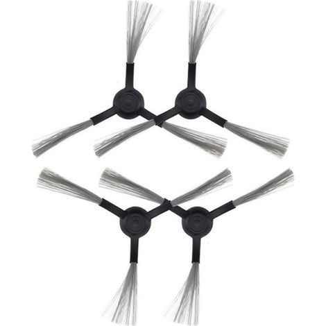 Brosse pour aspirateur 4 Pieces pour Mi 1C Robot Aspirateur pièce détachée Side Brosse pièce détachée Black Side Brosse (1/5)