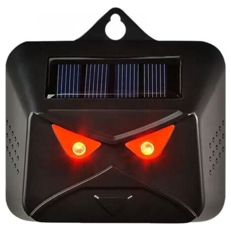 Solarbetriebene Outdoor-Nachttiervertreiber mit rotem LED-Licht, Abwehrmittel für Stinktiere, Füchse, Waschbären (1/5)