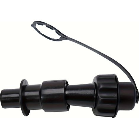 Bouchon de réservoir de carburant de rechange en plastique avec couvercle de sécurité et poignée - accessoires pour tronçonneuse (1/5)