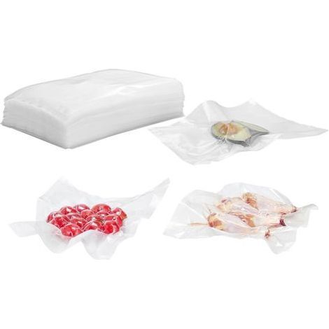 pair 100 Sacs Sous Vide Alimentaire, Sachet Film Congelation Mise Poche Vide 15cm X 25cm pour Machine Vide , Compatible avec N'Importe Quelle Scelleuse Cuisson Cuiseur