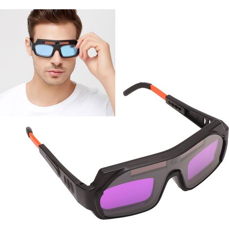 Lunettes de soudage à teinte automatique - Protection oculaire solaire pour soudeur et soudure