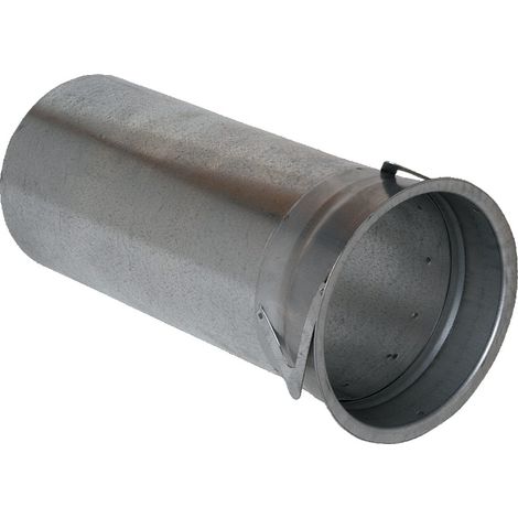 Aldes – Raccord VMC – Manchette tole pour bouche BAP Ø125 – Extraction autoréglable simple débit – Design sans grille