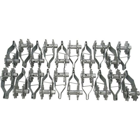 Galvanised Wire Fence Ratchet Strainers X20 (Heavy Duty In-Line Tensioner Tightening)
