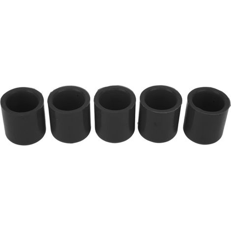 Lot de 5 bouchons en silicone pour tuyau d'admission d'air, diamètre intérieur 25 mm, universels, noirs, compatibles avec les voitures. (1/5)