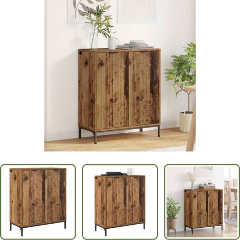 Holzwerkstoff - Sideboard Altholz 69,5 x 33 x 82 cm Holzwerkstoff (1/5)