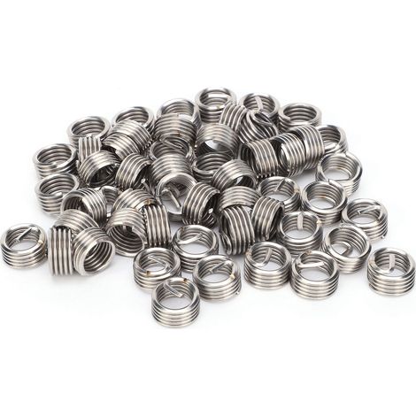100 Pièces Filetage Mâle Femelle Écrou Réducteur Outil de Réparation Attache Fil Acier Inoxydable M3x0.51D (1/5)