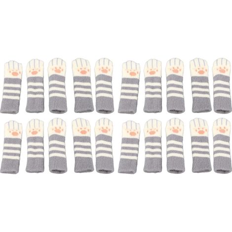 Kikumi 20 chaussettes pour meubles chats, double épaisseur, (1/5)