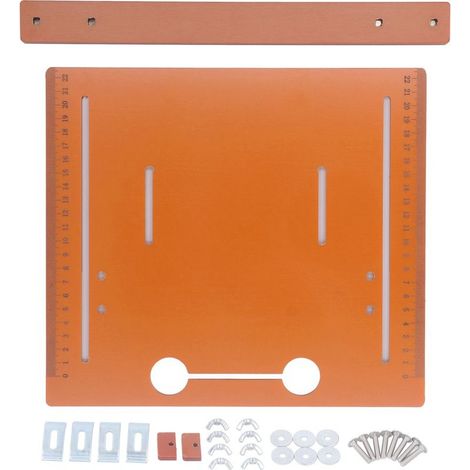 Plaque de base de Machine de découpe 25x28cm, Table de scie PP avec marge de 2cm pour le travail du bois (1/5)