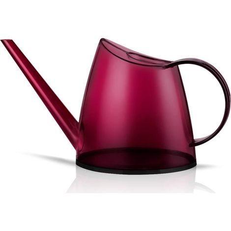 Arrosoir, 1,4 L, couleur rouge, long bec, pour plantes, fleurs, bonsaïs et pots, en intérieur ou en extérieur.-AquaForge (1/5)