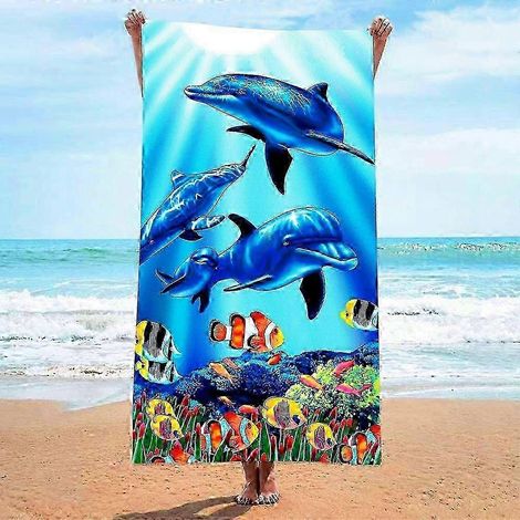 Mikrofaser-Reisehandtuch für Damen – saugfähig, schnelltrocknend und weich, ideal für Strand, Schwimmen, Urlaub und Outdoor-Aktivitäten (1/5)