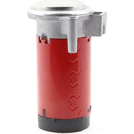 Kit Compresseur d'Air 24V Pompe à Air Avertisseur pour Camions Poids Lourds Trains Yachts - Rouge (1/5)