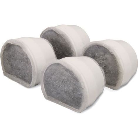 DRINKWELL 4 filtres de rechange au charbon pour fontaines Avalon et Pagoda - Pour chat et chien (1/5)