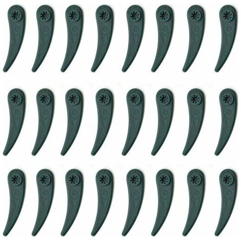 Lot de 24 lames de rechange en plastique pour coupe-bordures Bosch Durablade Art 23-18 LI Art 26-18 LI (1/5)
